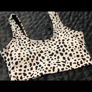 Balance Athletica Snow Leopard bra